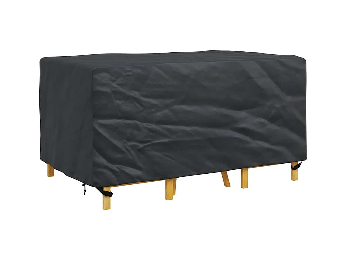 Housse pour mobilier d'extérieur Noir 160 x 100 x 70 cm 600D