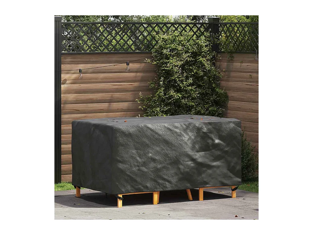 Housse pour mobilier d'extérieur Noir 160 x 100 x 70 cm 600D