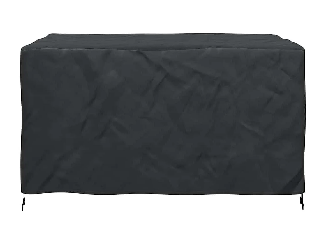 Copertura per mobili da esterno nera 180 x 120 x 74 cm 600D