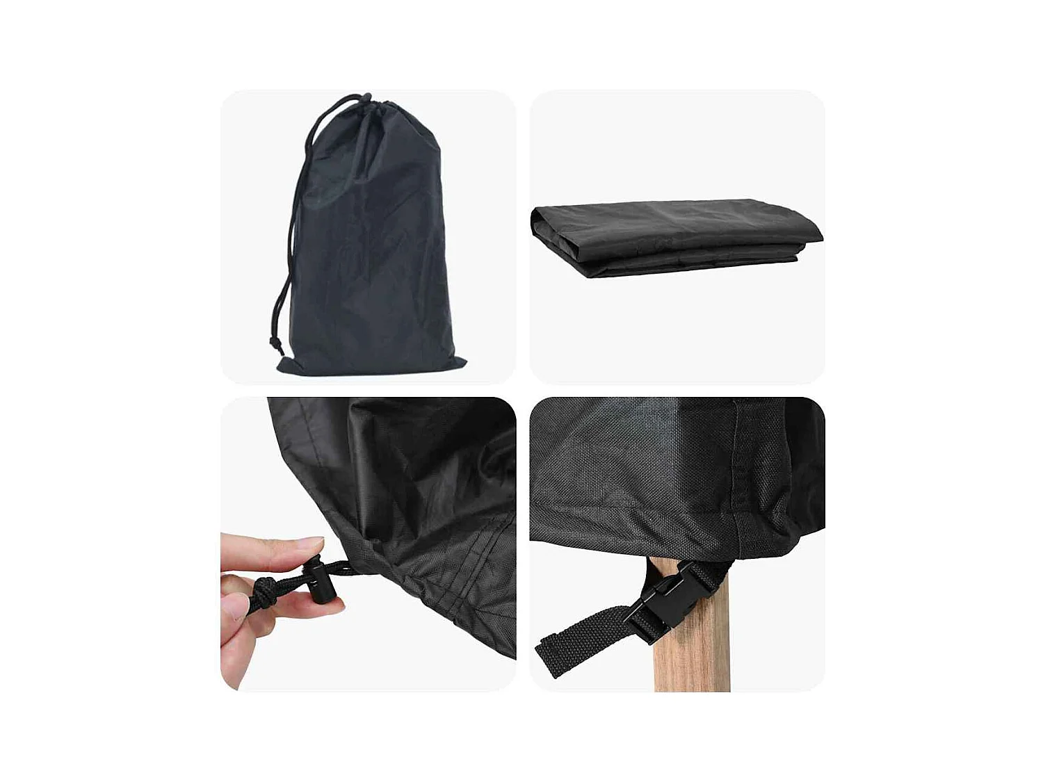 Copertura per mobili da esterno 279 x 279 x 85 cm tessuto 210D