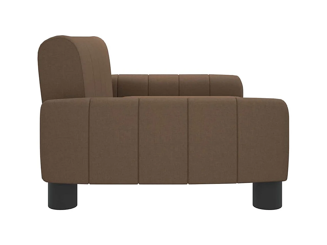 Cuccia per cani marrone 70x45x30 cm in tessuto