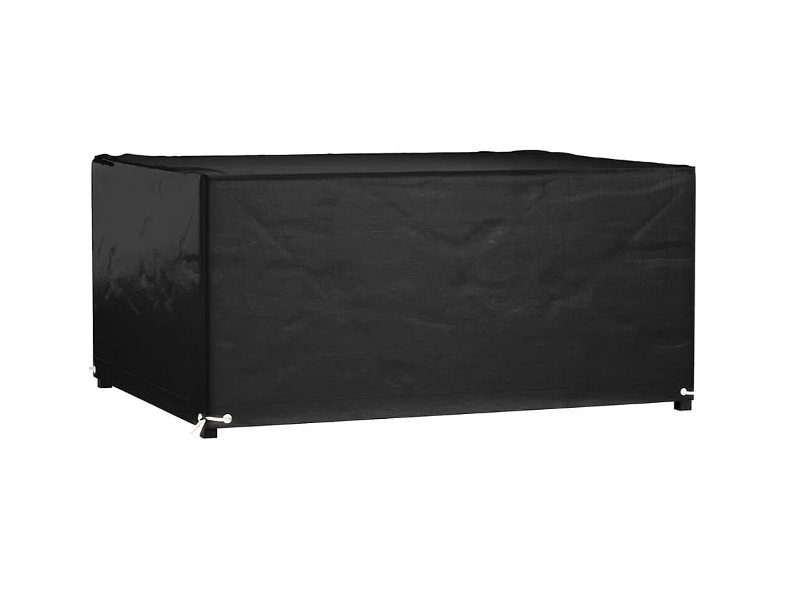 Housse de salon de jardin 8 œillets 180x135x80 cm rectangulaire