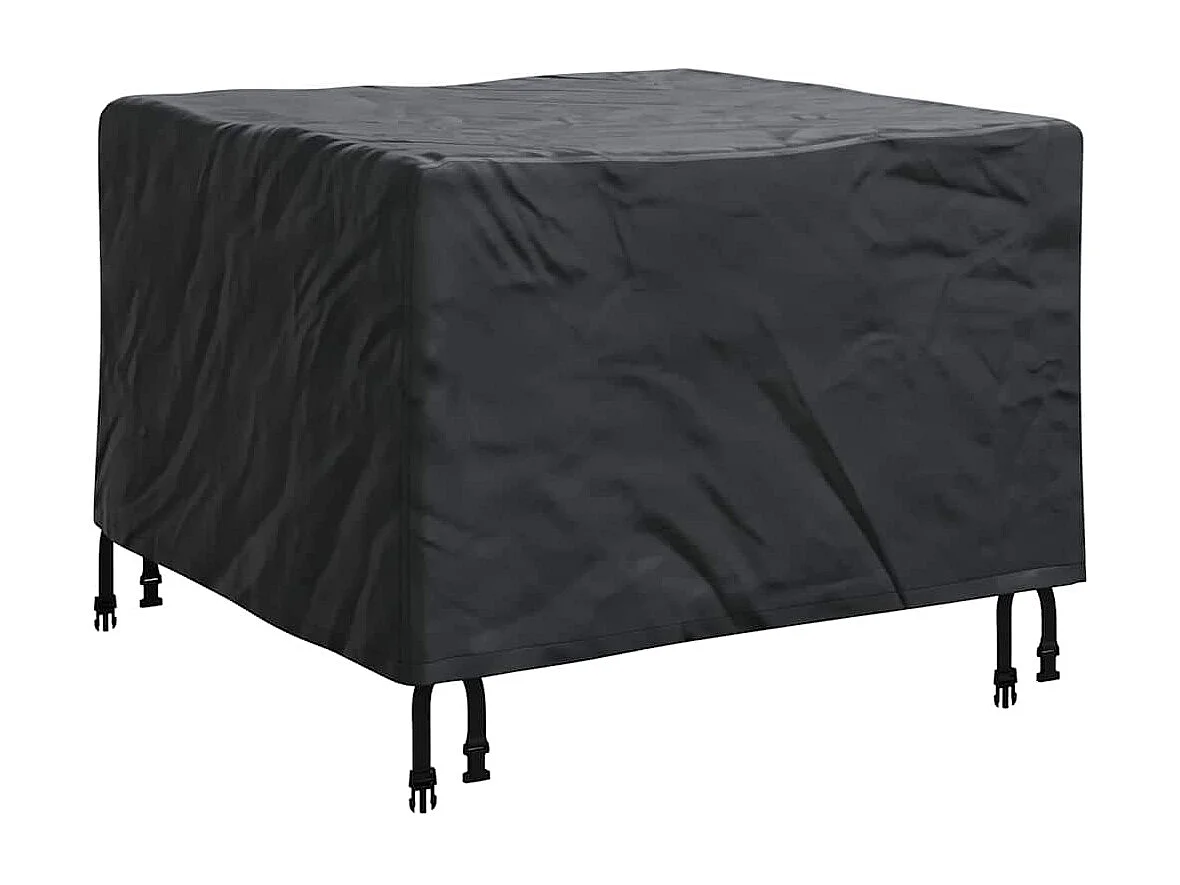 Housse de meubles d'extérieur Noir 82 x 82 x 50 cm Tissu 600D