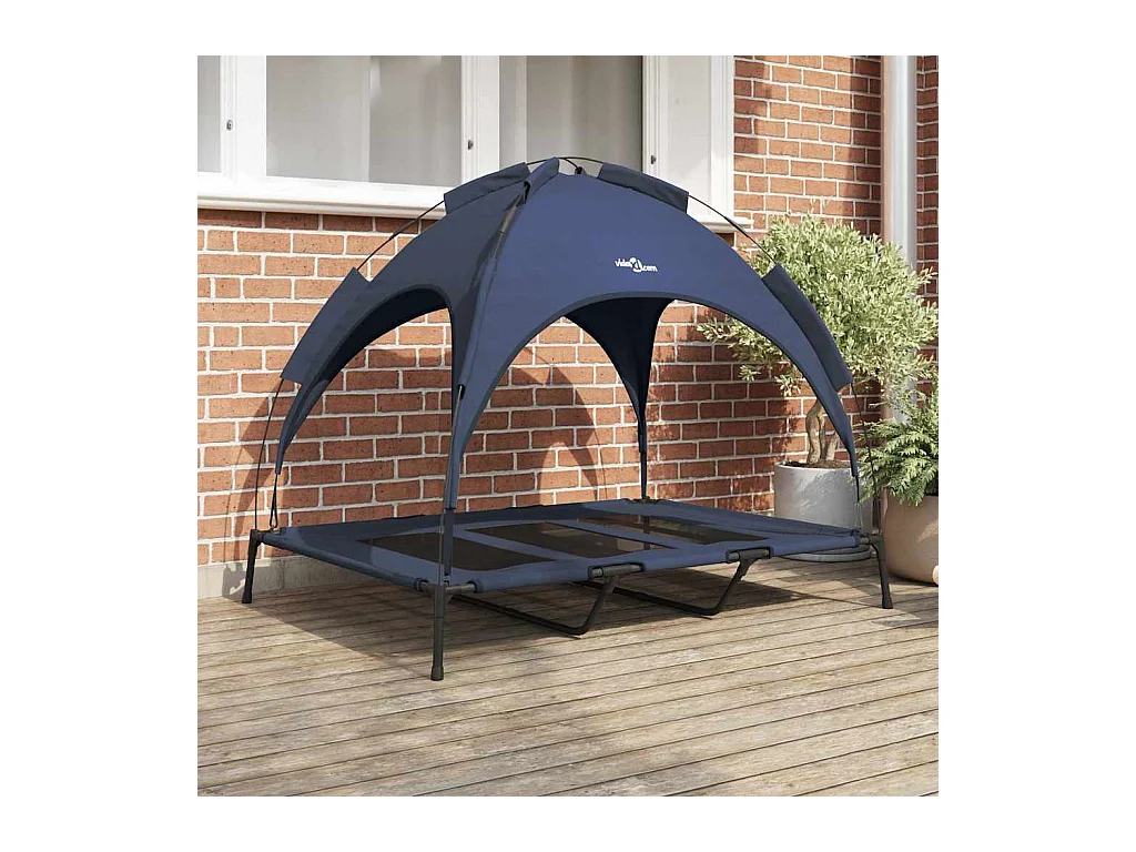 Lit pour Chien Bleu marine xl Acier