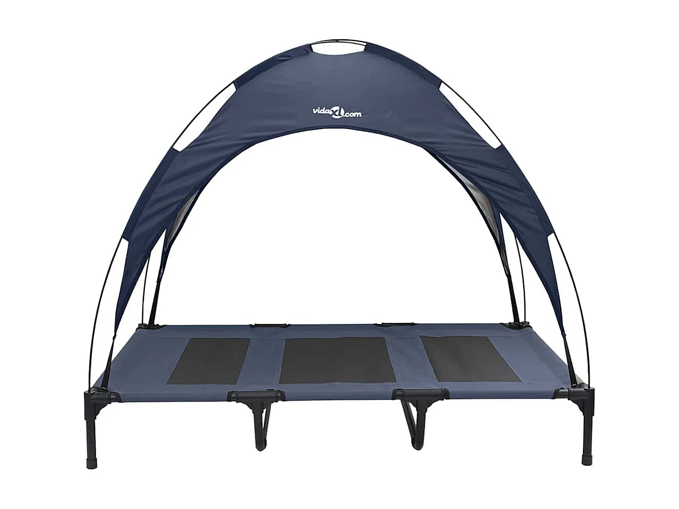 Marineblauw XL stalen hondenbed