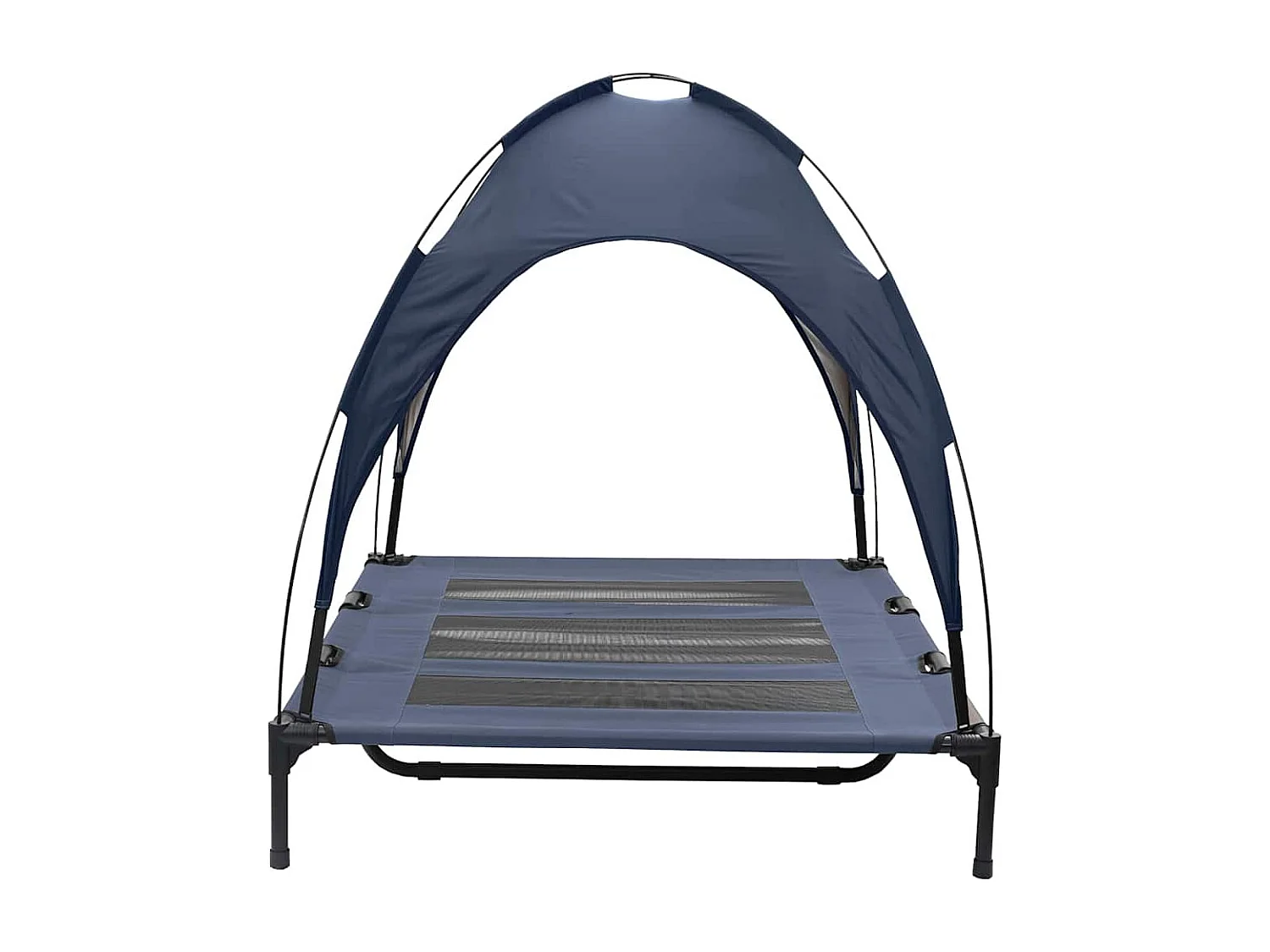 Marineblauw XL stalen hondenbed