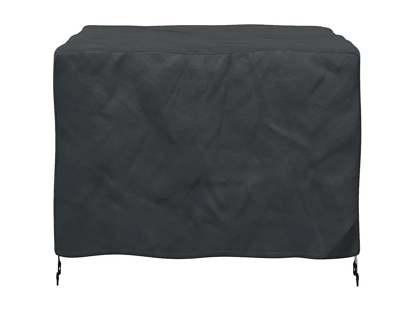 Housse pour mobilier d'extérieur Noir 113 x 113 x 73 cm 600D