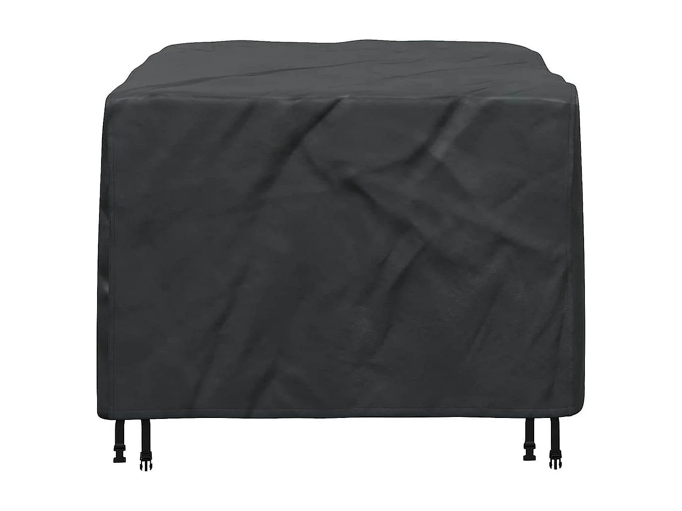 Housse pour mobilier d'extérieur Noir 113 x 113 x 73 cm 600D