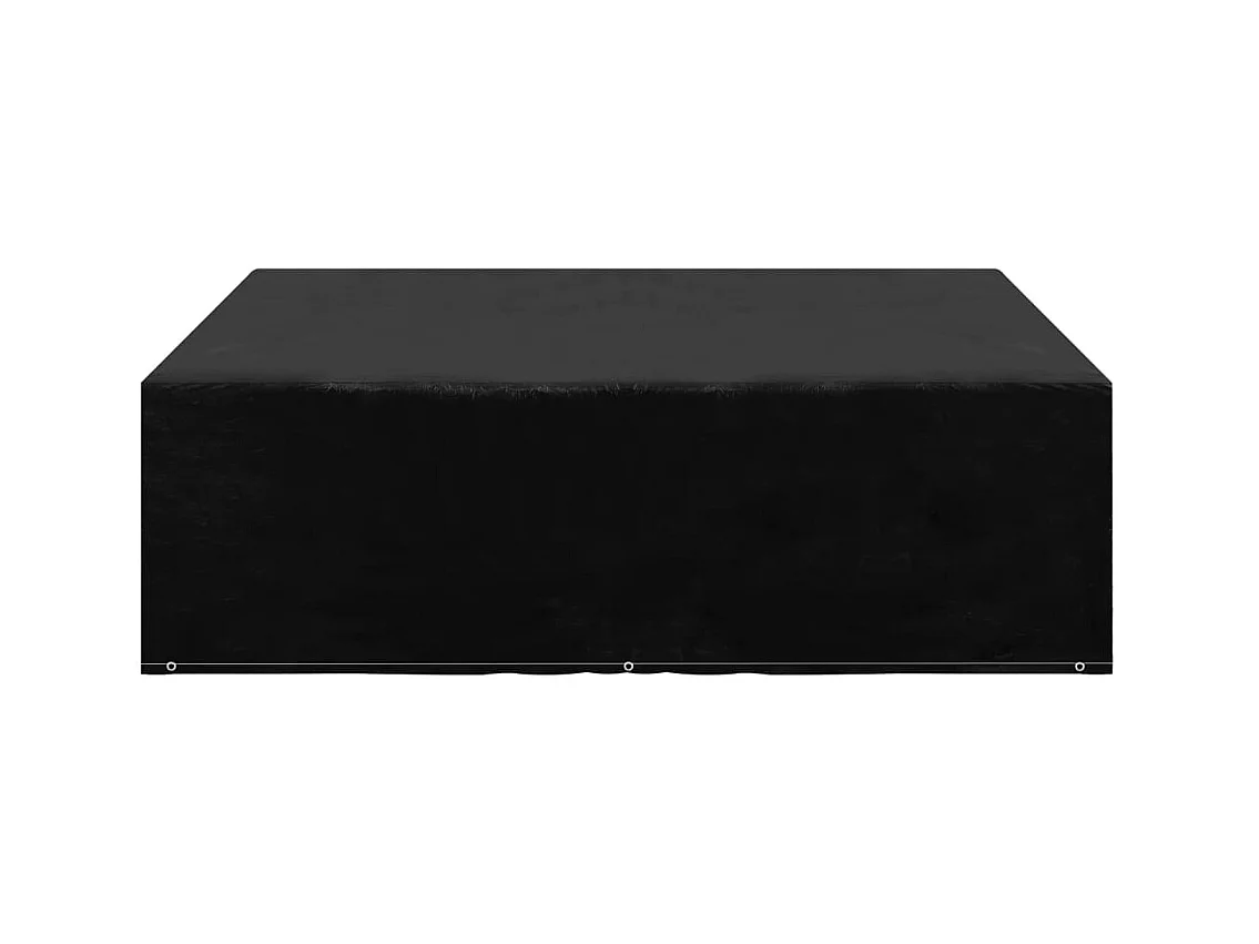 Fundas para muebles de jardín 2 uds 8 ojales 200x200x70 cm