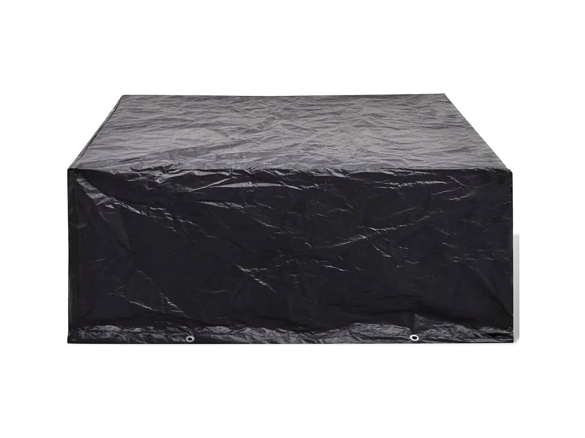 Fundas para muebles de jardín 2 uds 10 ojales 260x260x90 cm