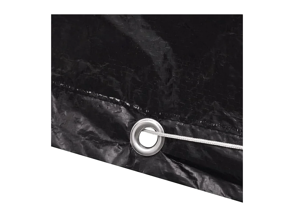 Fundas para muebles de jardín 2 uds 10 ojales 260x260x90 cm