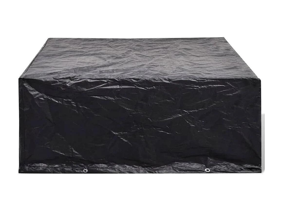 Fundas para muebles de jardín 2 uds 10 ojales 260x260x90 cm