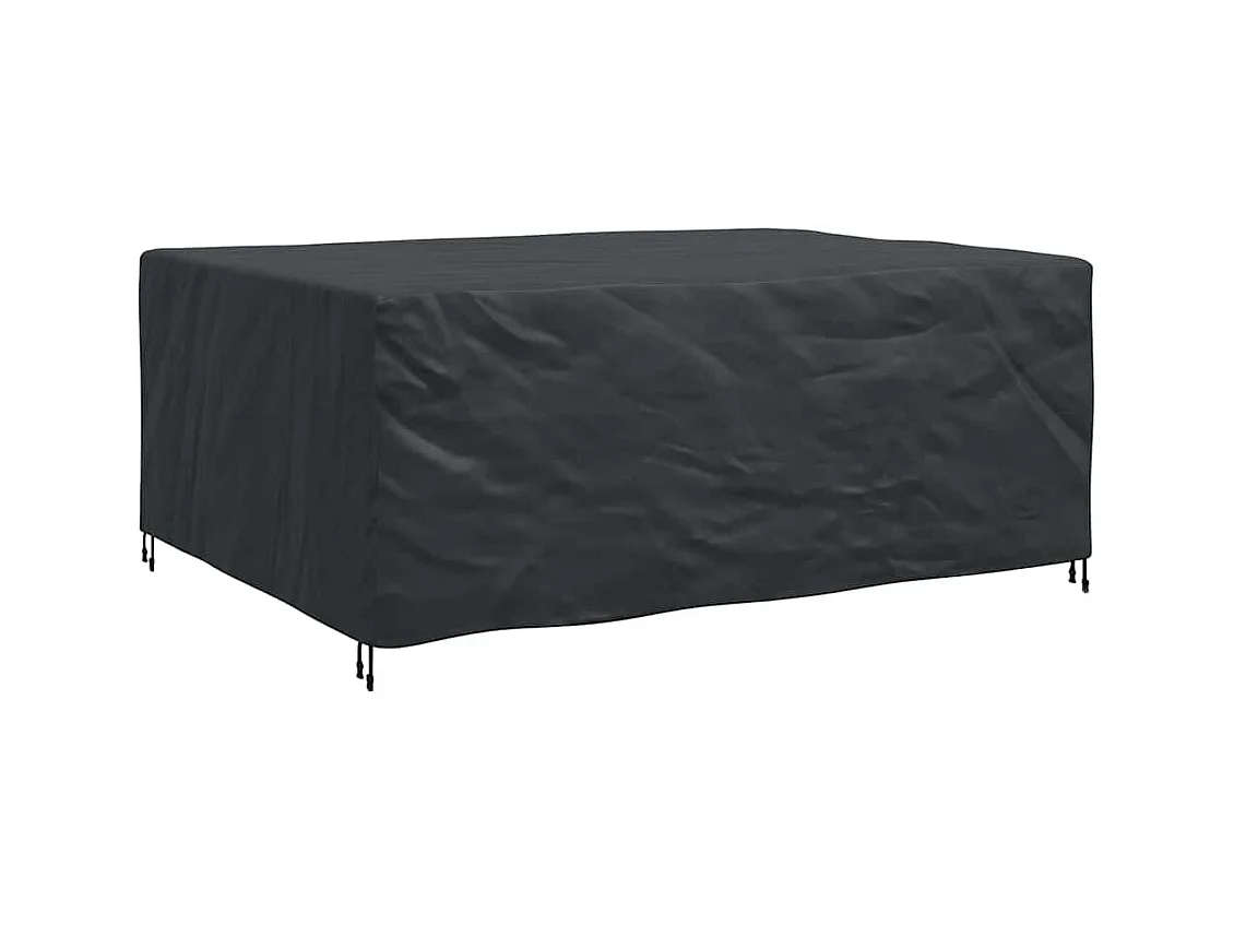Housse pour mobilier d'extérieur Noir 220 x 190 x 85 cm 600D