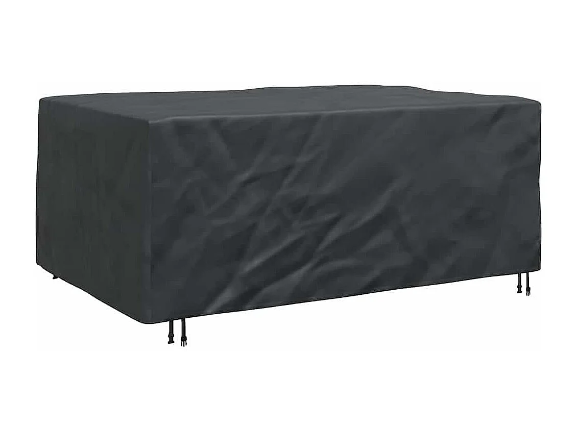 Housse pour mobilier d'extérieur Noir 230 x 165 x 80 cm 600D
