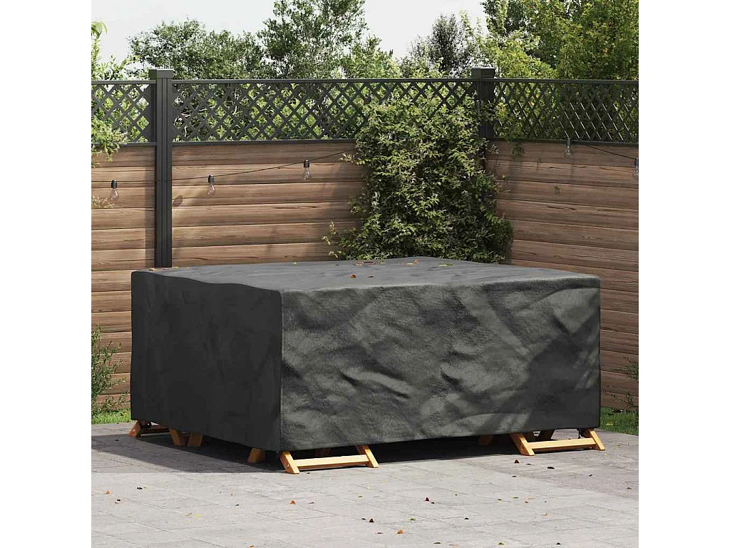 Housse pour mobilier d'extérieur Noir 200 x 150 x 85 cm 420D