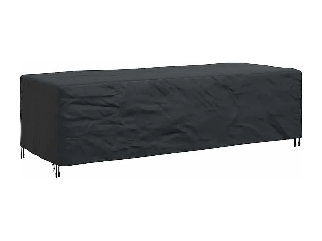 Housse pour mobilier d'extérieur Noir 270 x 110 x 70 cm 600D