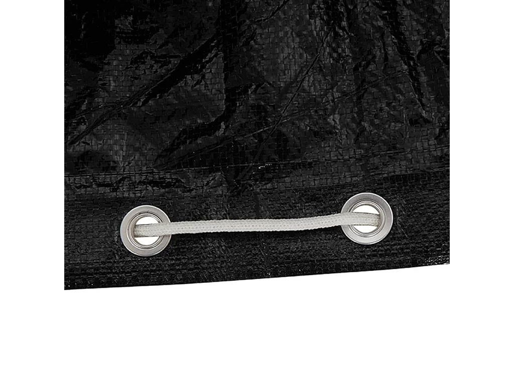 Fundas para muebles de jardín en forma de L, 2 unidades, 20 ojales