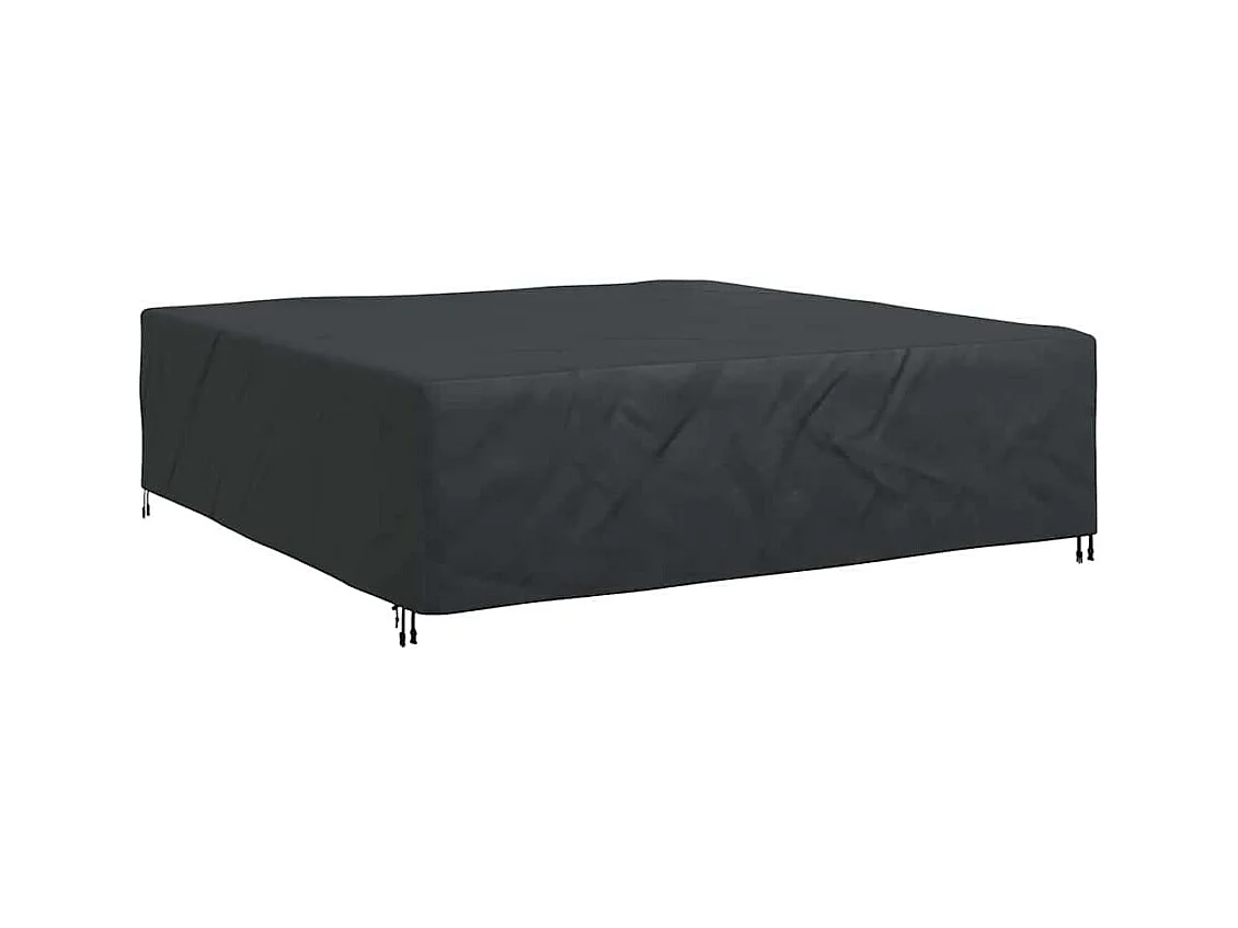 Housse pour mobilier d'extérieur Noir 275 x 275 x 70 cm 420D