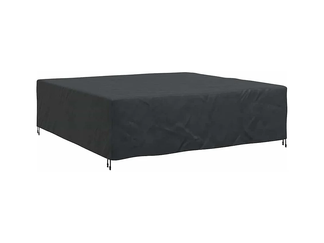 Housse pour mobilier d'extérieur Noir 275 x 275 x 70 cm 420D