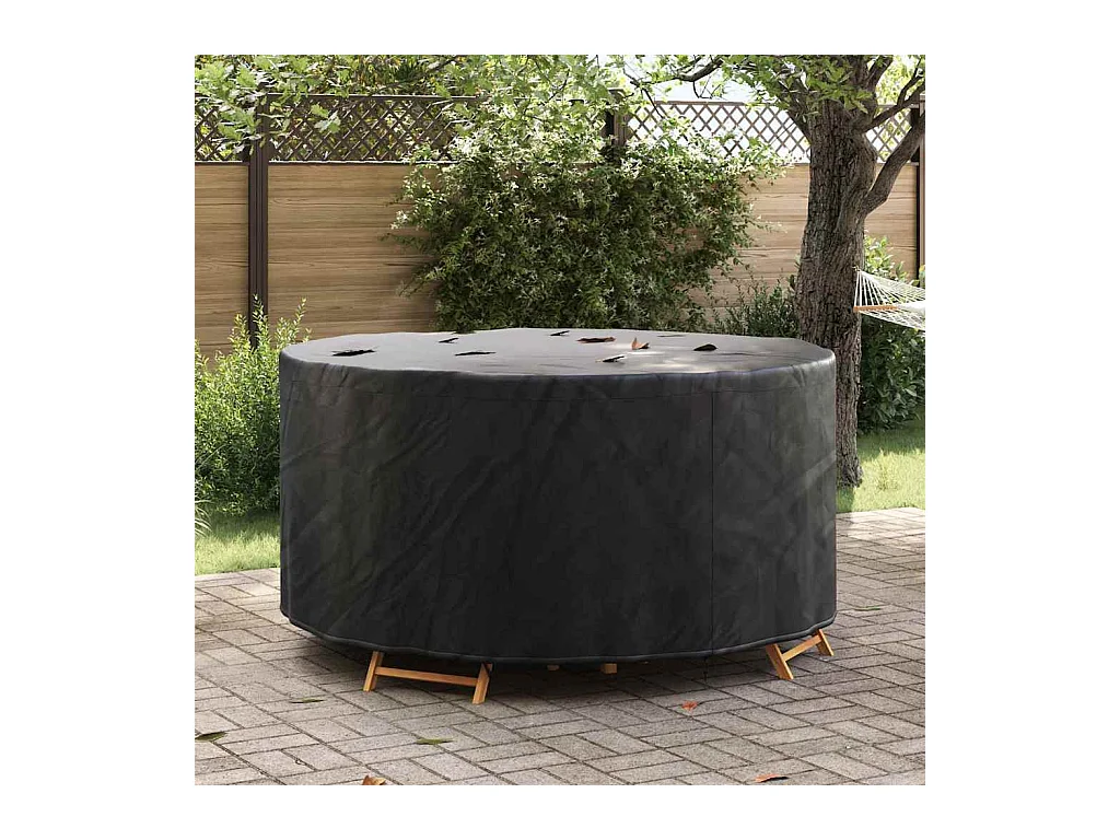 Housse pour mobilier d'extérieur 182 x 182 x 71 cm Tissu 600D