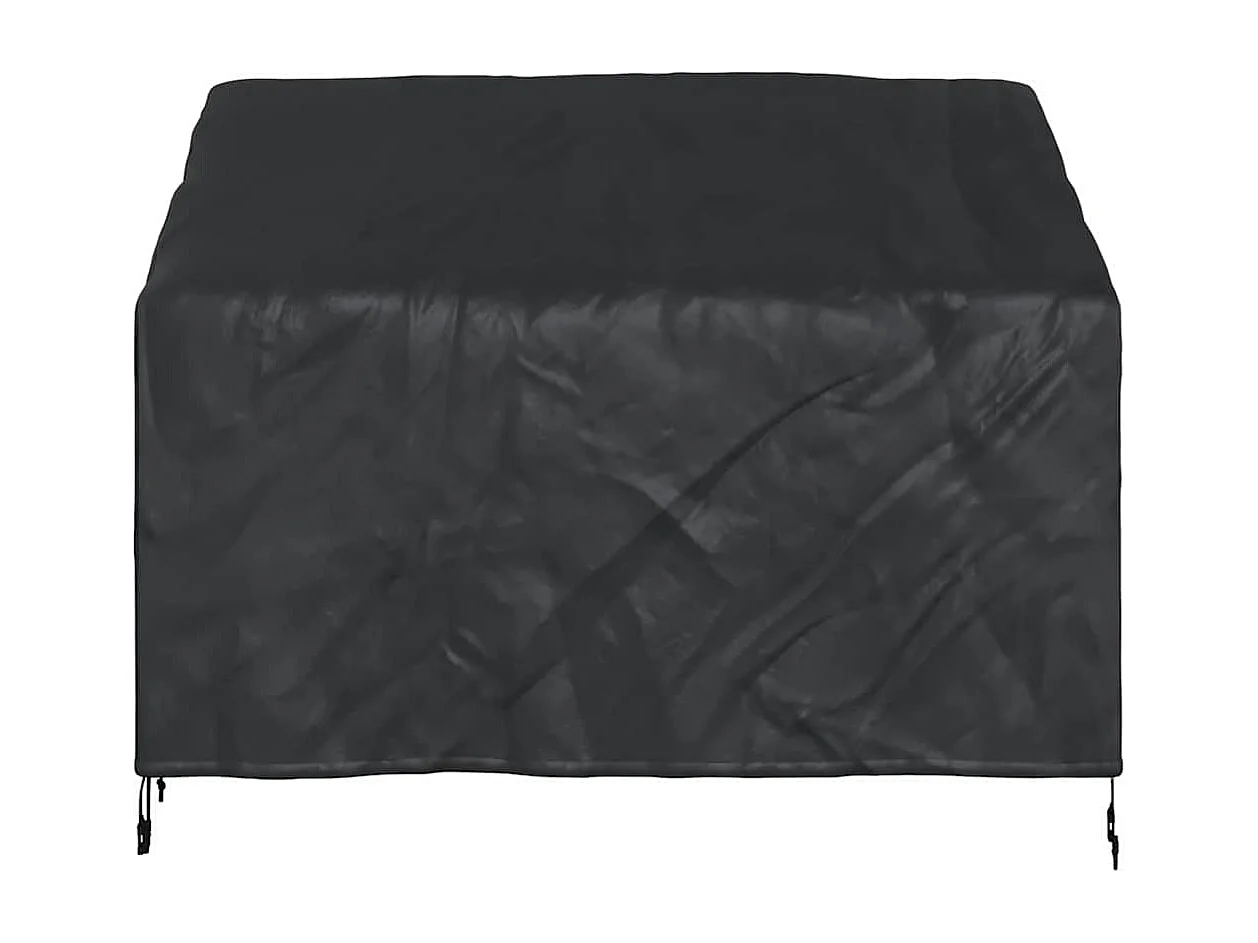 Tuinbankhoes Zwart 134 x 70 x 65 / 94 cm 210D stof