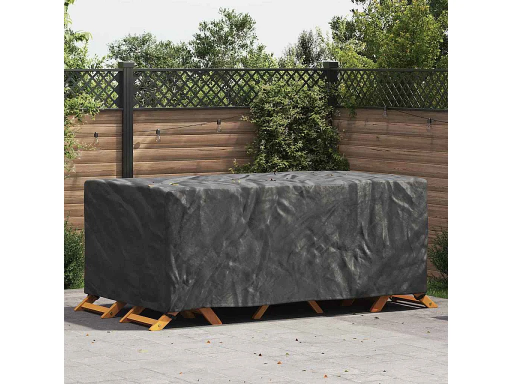 Housse pour mobilier d'extérieur Noir 240 x 110 x 70 cm 600D