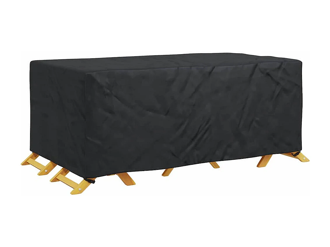 Housse pour mobilier d'extérieur Noir 240 x 110 x 70 cm 600D