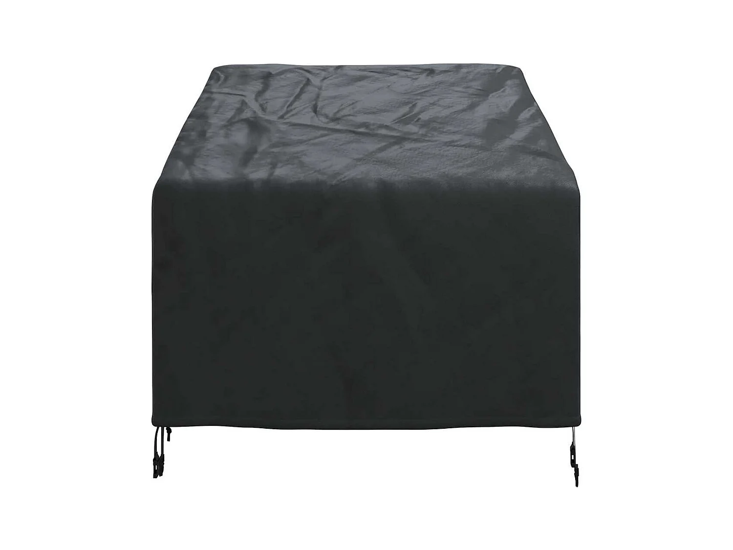 Copertura per sedia da giardino nera 90 x 90 x 50 / 75 cm tessuto 420D