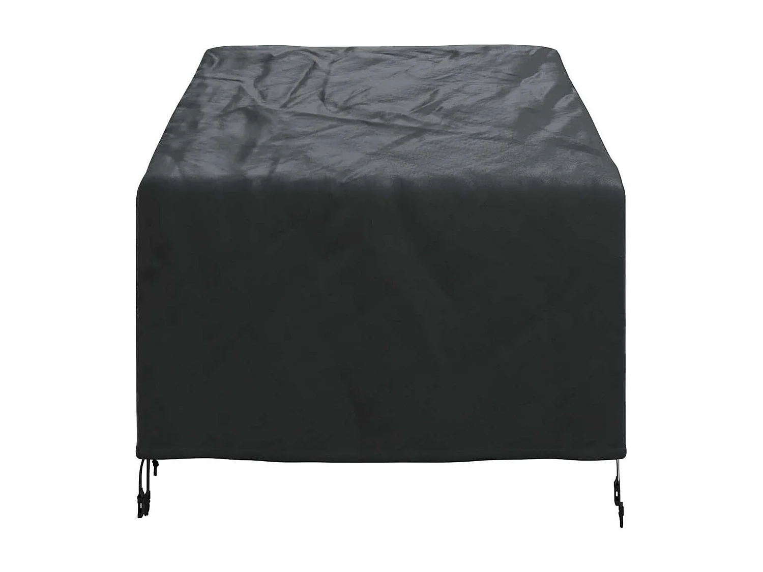Housse de chaise de jardin Noir 90 x 90 x 50 / 75 cm Tissu 420D