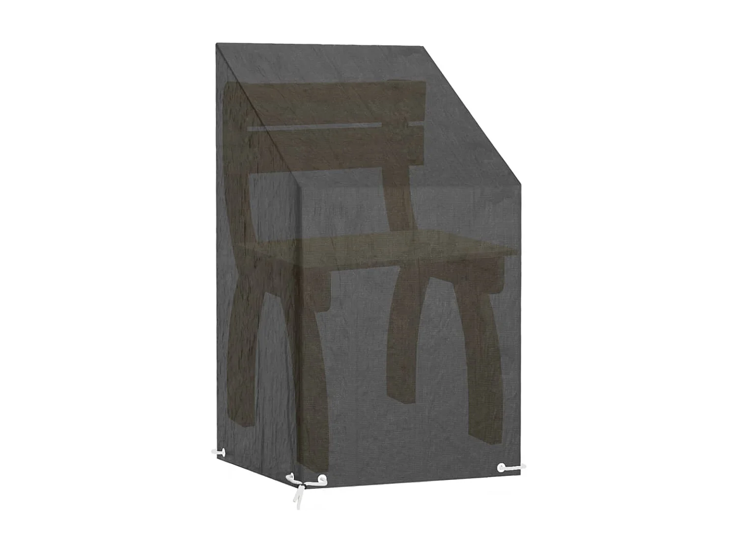 Tuinstoelhoezen 2 stuks 8 ogen 65x65x80/120 cm PE