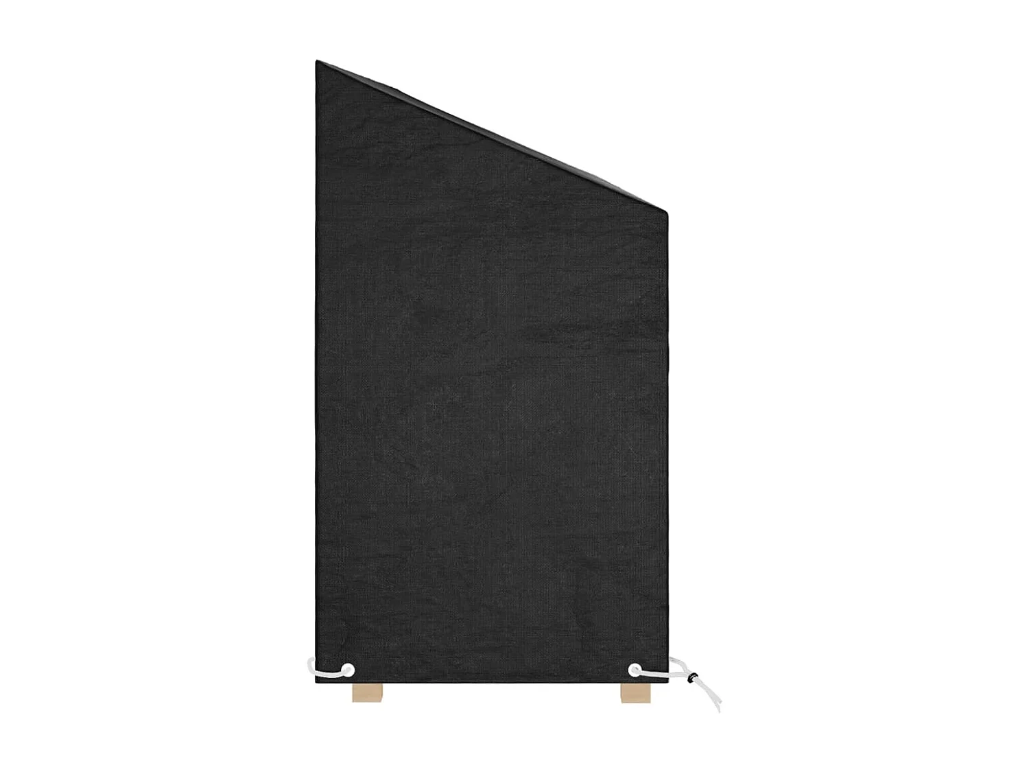 Fundas para banco de jardín 2 uds 8 ojales 190x70x70/88 cm PE