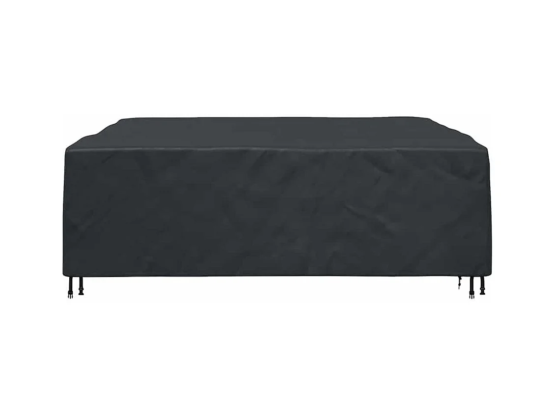Housse pour mobilier d'extérieur Noir 235 x 235 x 70 cm 210D