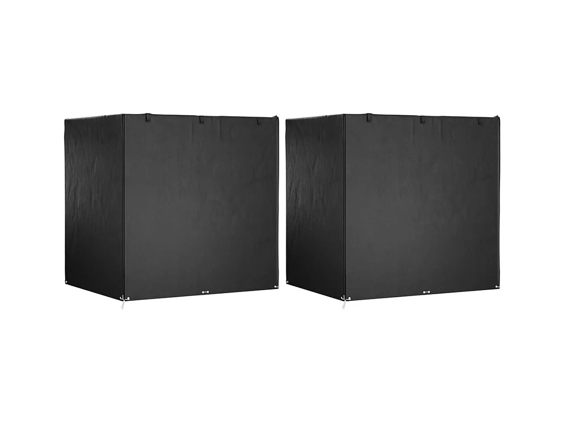 Schaukelabdeckungen 2 Stück 12 Ösen 220x177x220 cm PE