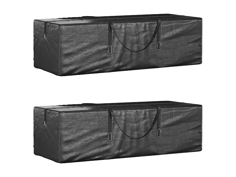 Bolsas de almacenamiento para árbol de Navidad, 2 unidades, polietileno negro