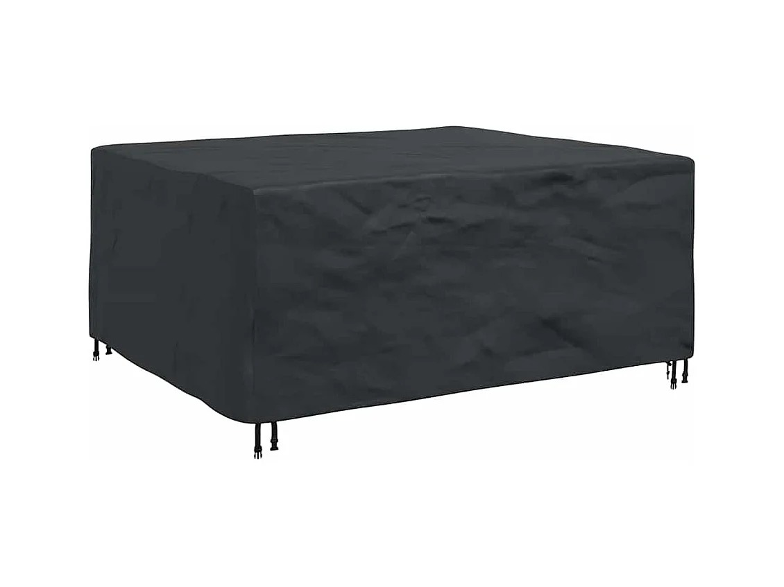 Housse pour mobilier d'extérieur Noir 200 x 165 x 80 cm 420D