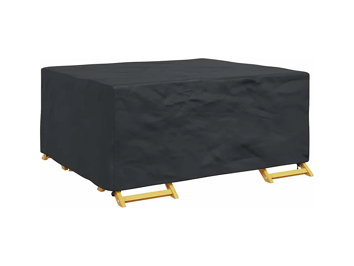 Housse pour mobilier d'extérieur Noir 200 x 165 x 80 cm 420D
