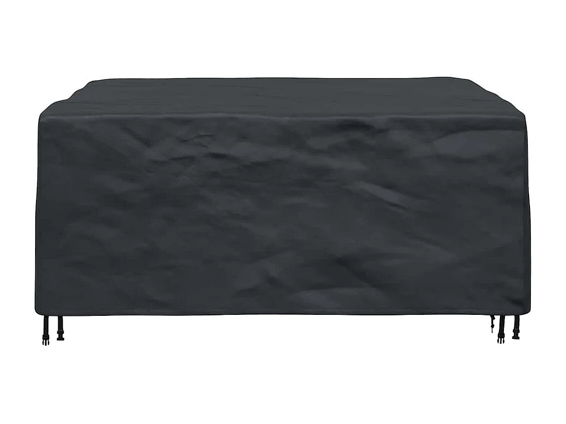 Housse pour mobilier d'extérieur Noir 200 x 165 x 80 cm 420D