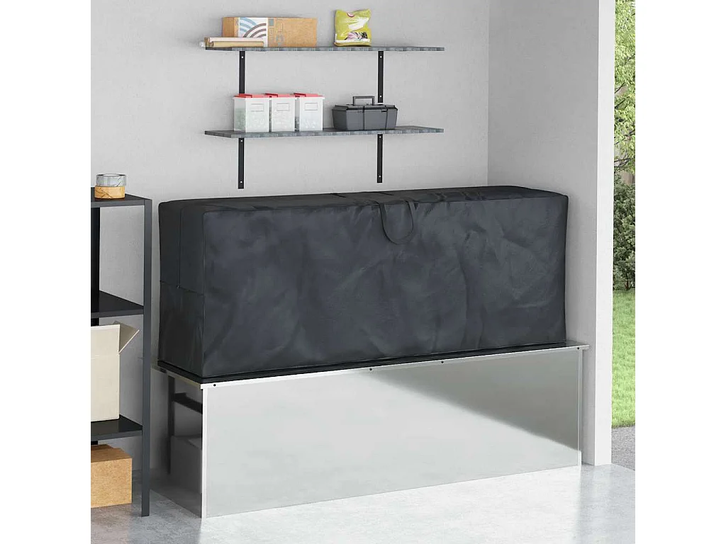 Outdoor-Aufbewahrungstasche Schwarz 200 x 60 x 75 cm 600D-Gewebe
