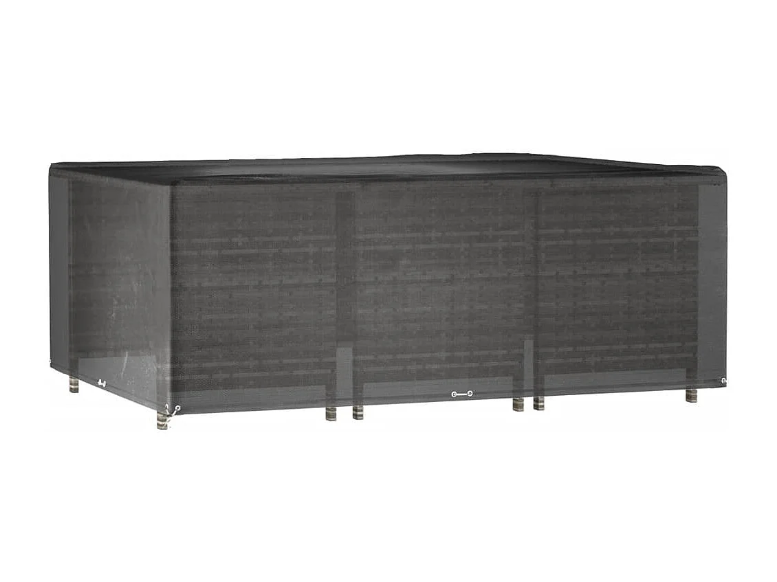 Copertura per mobili da giardino 16 occhielli 278x204x105cm rettangolare