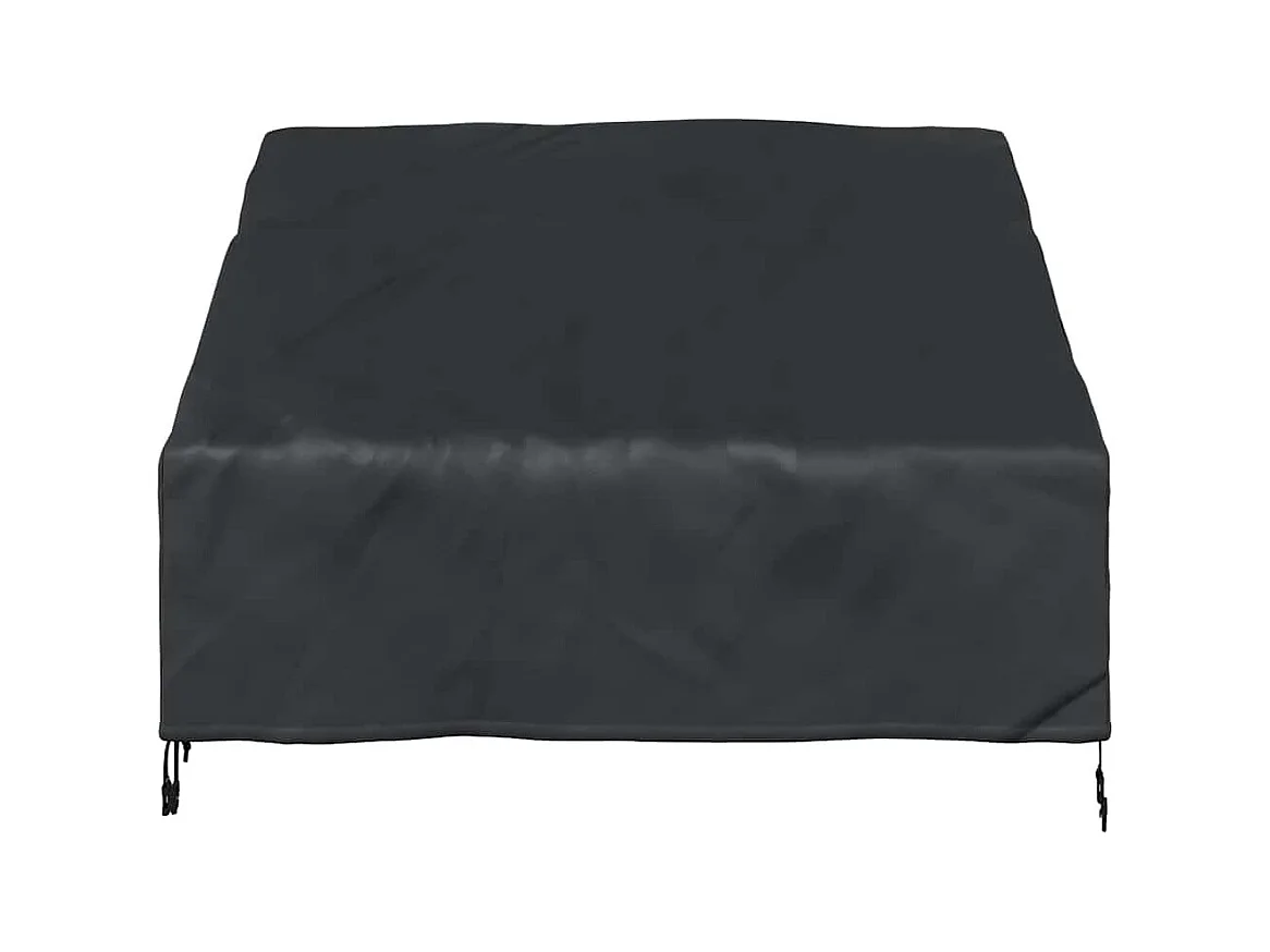 Funda para banco de jardín Negro 130 x 95 x 40 / 80 cm Tejido 420D