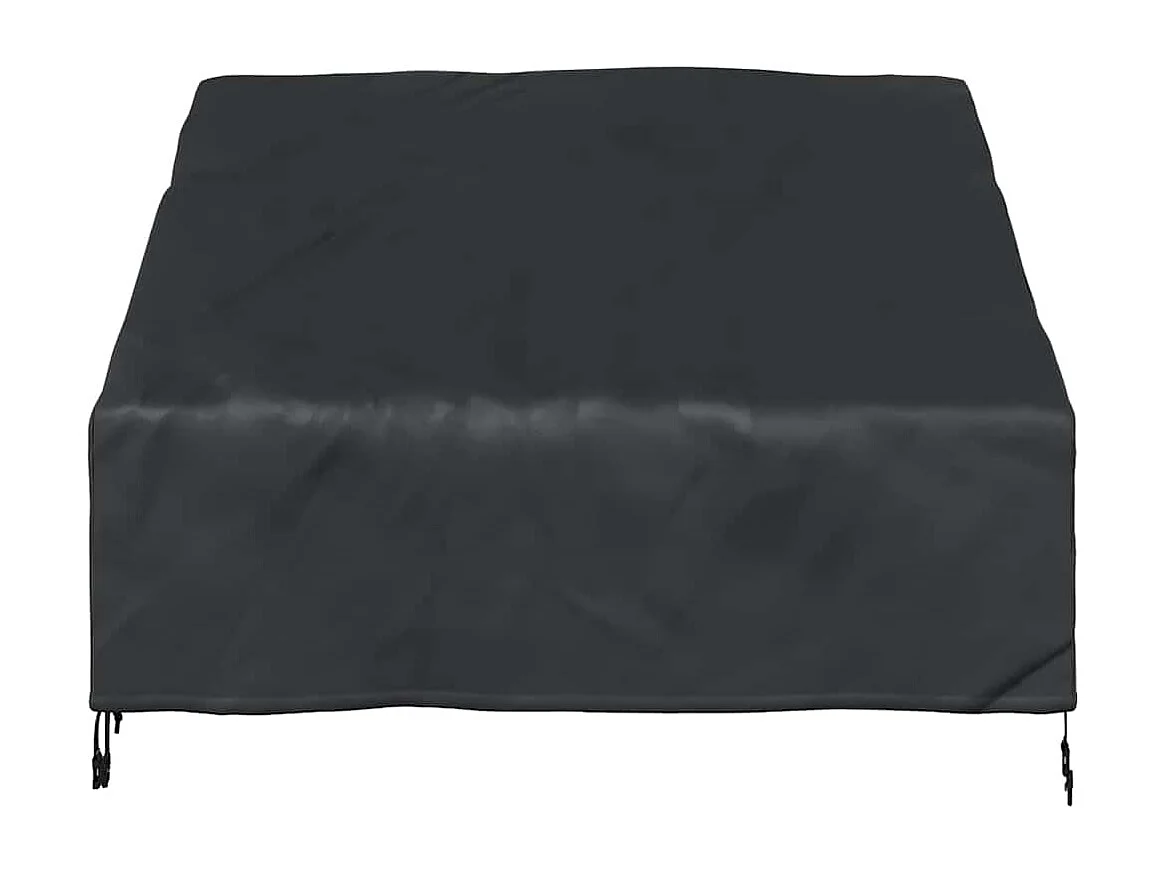 Housse de banc de jardin Noir 130 x 95 x 40 / 80 cm Tissu 420D