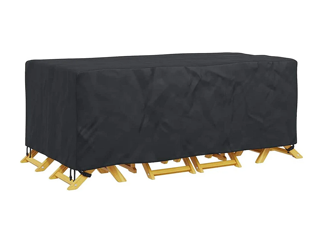 Tuinmeubelhoes Zwart 200 x 110 x 70 cm 600D