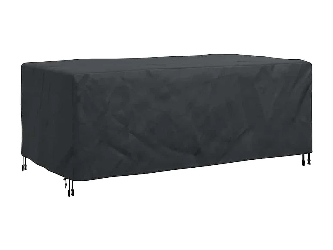 Housse pour mobilier d'extérieur Noir 200 x 110 x 70 cm 600D