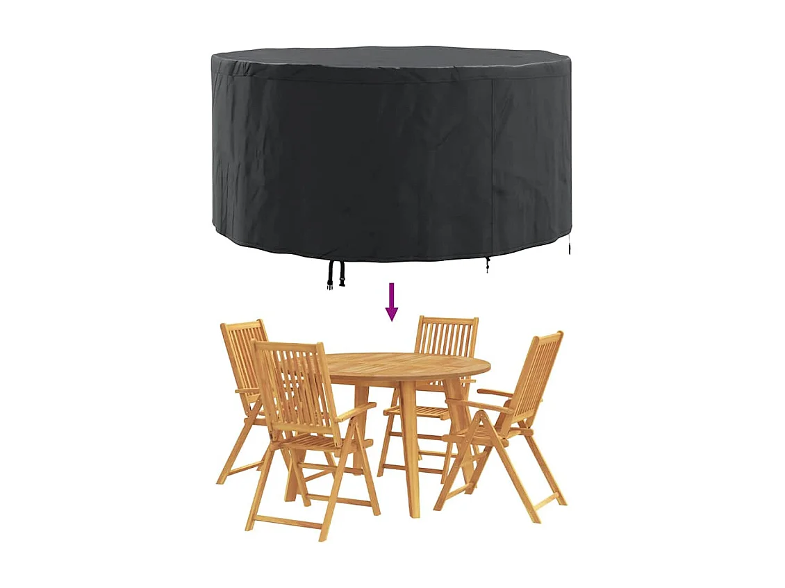 Copertura per mobili da esterno 182 x 182 x 71 cm tessuto 210D