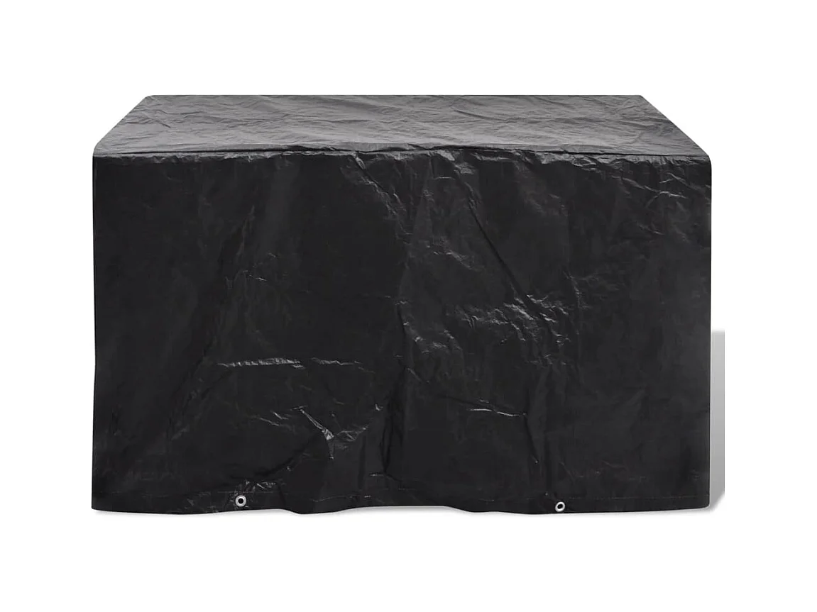 Fundas para muebles de jardín 2 uds 8 ojales 140x70x90 cm