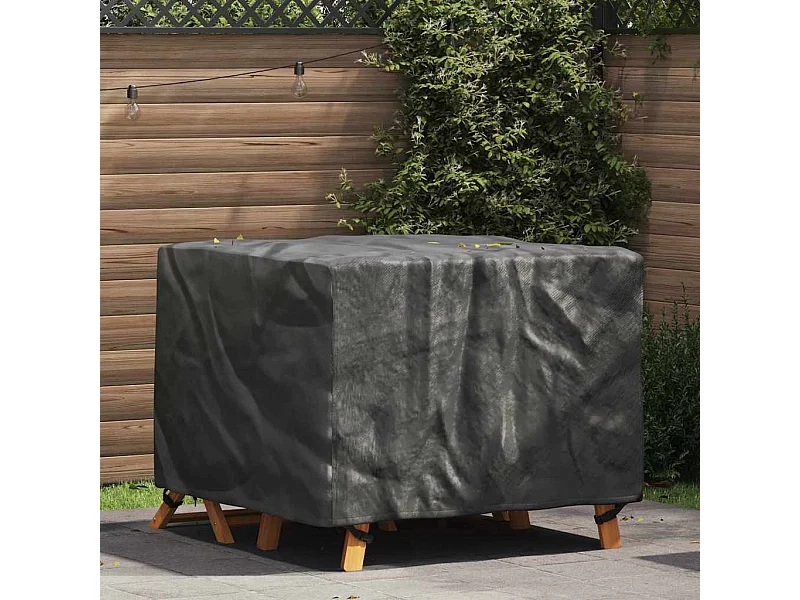 Housse pour mobilier d'extérieur Noir 100 x 100 x 70 cm 420D
