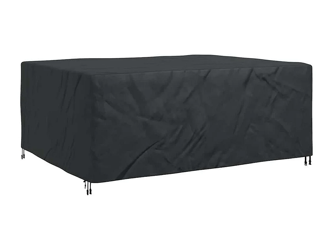 Copertura per mobili da esterno Nero 220 x 190 x 85 cm 420D
