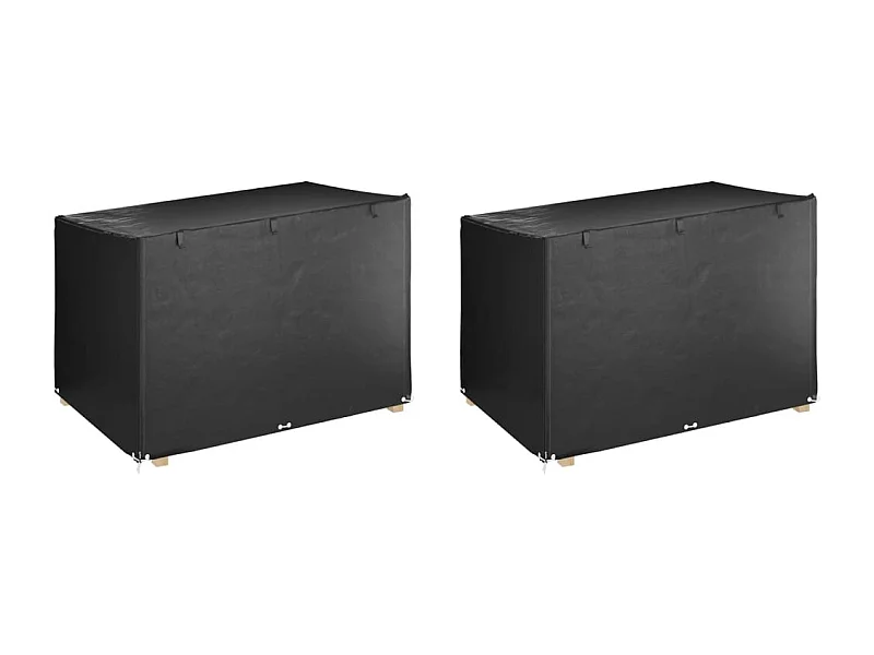 Fundas para columpios 2 uds 12 ojales 215x150x130/150 cm PE