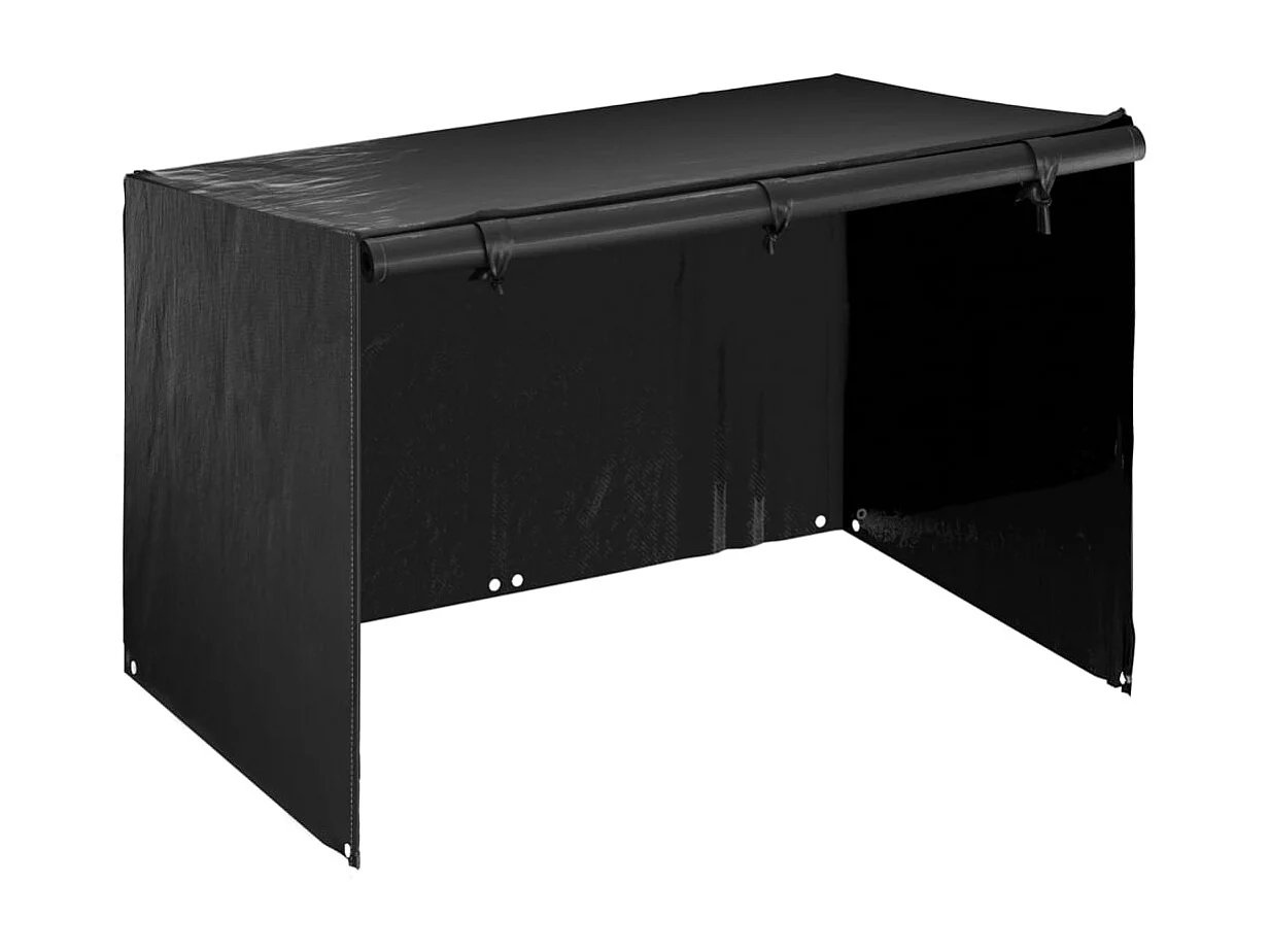 Housses de balancelle 2 pcs 12 œillets 215x150x130/150 cm PE