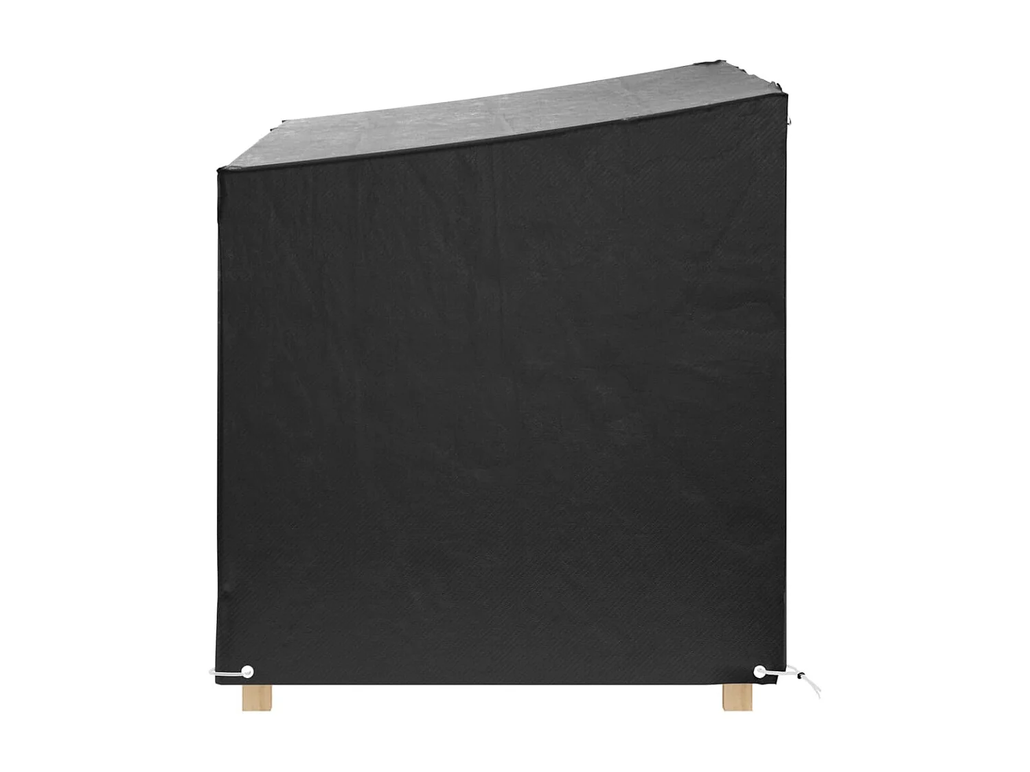 Housses de balancelle 2 pcs 12 œillets 215x150x130/150 cm PE